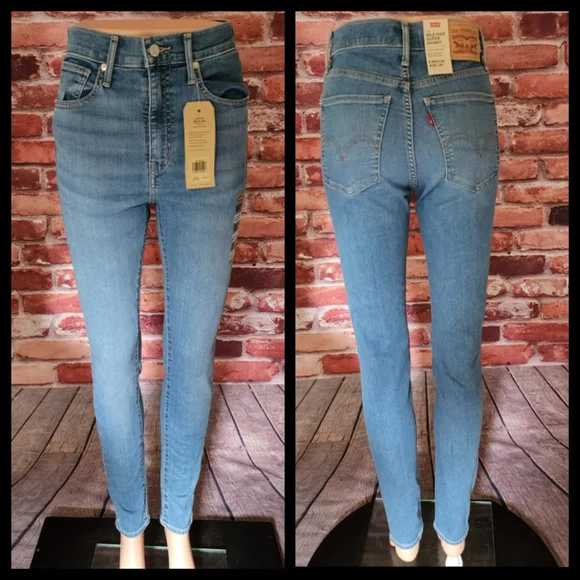 Levi's Mile High Super Skinny Jeans 28 NWT - Picture 3 of 4